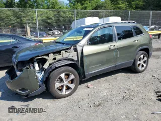 2020 Jeep Cherokee Limited with VIN 1C4PJMDX1LD587767, listed as a Copart auction lot 58844045 with 97,089 mi miles and Salvage title. Bid and sale history available at DreamBid. Image 1.