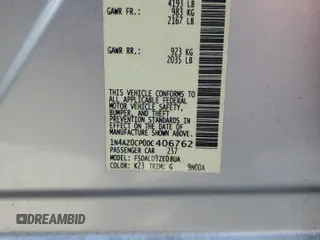 2013 Nissan LEAF SV with VIN 1N4AZ0CP0DC406762, listed as a Copart auction lot 46703895 with 105,689 mi miles and Salvage Title. Bid and sale history available at carsss.com. Image 15.