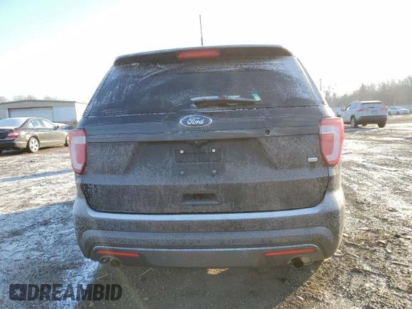 2016 Ford Utility Police Interceptor with VIN 1FM5K8AR4GGB81578, listed as a Copart auction lot 85652624 with 143,704 mi miles and Salvage Title. Bid and sale history available at carsss.com. Image 6.