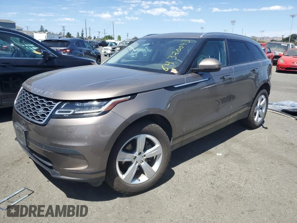 2018 Land Rover Range Rover Velar S with VIN SALYB2RN1JA770221, listed as a Copart auction lot 64320043 with 0 mi miles. Bid and sale history available at carsss.com. Image 1.