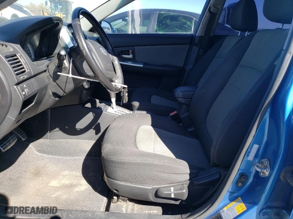 2007 Kia Spectra EX with VIN KNAFE122575008783, listed as a Copart auction lot 73116174 with 165,826 mi miles and Salvage Title. Bid and sale history available at carsss.com. Image 7.
