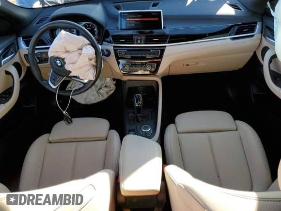2021 BMW X2 sDrive28i with VIN WBXYH9C0XM5S16932, listed as a Copart auction lot 43053414 with 17,526 mi miles. Bid and sale history available at carsss.com. Image 8.