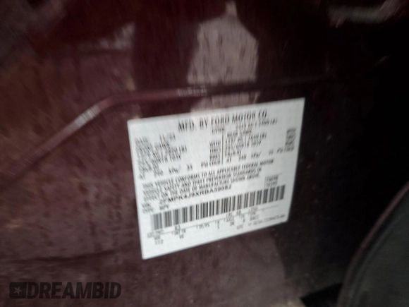 2024 Ford Edge SEL with VIN 2FMPK4J9XRBA59982, listed as a Copart auction lot 44008745 with 0 mi miles and Salvage Title. Bid and sale history available at carsss.com. Image 13.