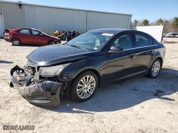 2014 Chevrolet Cruze ECO with VIN 1G1PH5SB8E7284634, listed as a Copart auction lot 48519125 with 90,635 mi miles and Salvage Title. Bid and sale history available at carsss.com. Image 1.