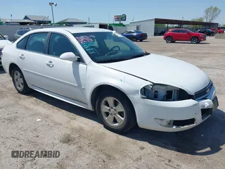 2010 Chevrolet Impala LT with VIN 2G1WB5EN1A1196678, listed as a IAAI auction lot 41984986 with 215,723 mi miles and . Bid and sale history available at DreamBid. Image 1.