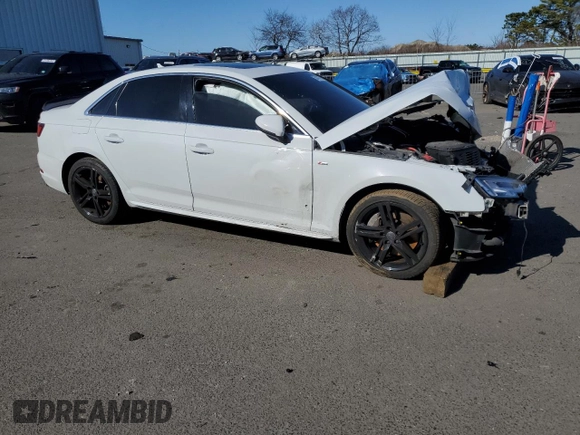 2018 Audi A4 Premium Plus с VIN WAUENAF44JA129472, выставлен на аукционе Copart как лот 50470795 с пробегом Не указан миль и Списание • Salvage title. История ставок и продаж доступна на DreamBid. Изображение 4.