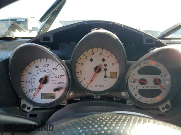 2002 Toyota MR2 z VIN JTDFR320620048426, wystawiony jako Copart lot #88367235 z przebiegiem 98 380 mil mil oraz Szkoda całkowita • Salvage title. Historia ofert i sprzedaży dostępna na DreamBid. Obrazek 9.