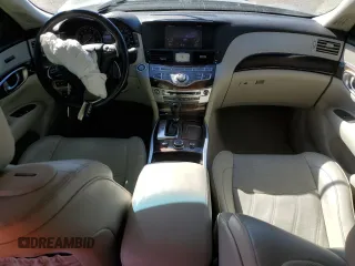 2013 Infiniti M37 with VIN JN1BY1AP2DM510404, listed as a Copart auction lot 76295144 with 134,586 mi miles and Salvage Title. Bid and sale history available at carsss.com. Image 8.