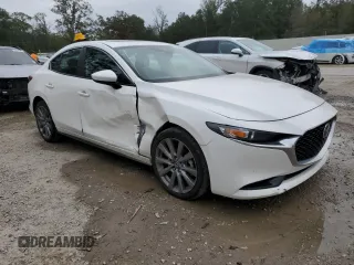 2023 Mazda 3 S Carbon Edition with VIN 3MZBPACM2PM370458, listed as a Copart auction lot 82400504 with 24,460 mi miles and Salvage title. Bid and sale history available at DreamBid. Image 4.
