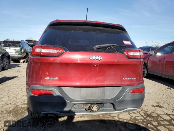 2014 Jeep Cherokee Limited with VIN 1C4PJMDB0EW160026, listed as a Copart auction lot 41742955 with 131,063 mi miles and Clean Title. Bid and sale history available at DreamBid. Image 6.