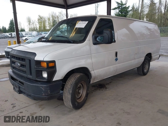 2014 Ford Econoline Cargo Commercial with VIN 1FTNS2EW6EDA03445, listed as a IAAI auction lot 41973556 with 231,391 mi miles. Bid and sale history available at carsss.com. Image 2.