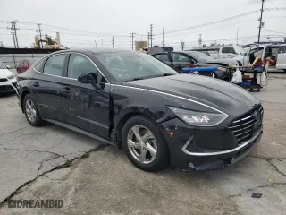2020 Hyundai Sonata SE with VIN 5NPEG4JA4LH050262, listed as a Copart auction lot 48367735 with 48,220 mi miles and Salvage Title. Bid and sale history available at carsss.com. Image 4.