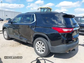 2019 Chevrolet Traverse LT Cloth z VIN 1GNERGKW8KJ138606, wystawiony jako IAAI lot #42224318 z przebiegiem 155 959 mil mil oraz . Historia ofert i sprzedaży dostępna na DreamBid. Obrazek 3.