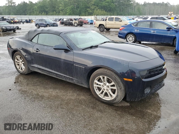 2013 Chevrolet Camaro LT with VIN 2G1FB3D32D9231352, listed as a Copart auction lot 53626015 with 257,991 mi miles and Salvage title. Bid and sale history available at DreamBid. Image 4.