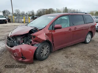 2012 Toyota Sienna XLE AAS with VIN 5TDYK3DC7CS246533, listed as a Copart auction lot 52852025 with 174,927 mi miles and Salvage Title. Bid and sale history available at carsss.com. Image 1.
