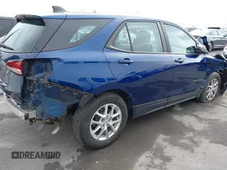 2023 Chevrolet Equinox LS with VIN 3GNAXHEG9PL170527, listed as a IAAI auction lot 42518147 with 35,716 mi miles and . Bid and sale history available at DreamBid. Image 4.