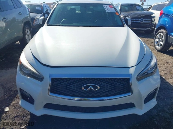 2015 Infiniti Q50 with VIN JN1BV7ARXFM390013, listed as a IAAI auction lot 41767784 with 175,739 mi miles. Bid and sale history available at carsss.com. Image 11.