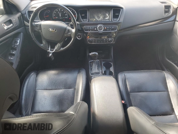 2014 Kia Cadenza Premium with VIN KNALN4D71E5163583, listed as a Copart auction lot 80304934 with 97,461 mi miles and Non Repairable. Bid and sale history available at carsss.com. Image 8.