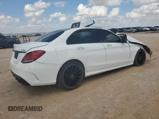 2019 Mercedes-Benz C 43 AMG with VIN 55SWF6EB4KU303646, listed as a Copart auction lot 70052434 with Not provided miles and Non repairable. Bid and sale history available at DreamBid. Image 3.