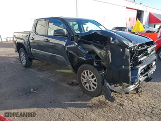 2024 Toyota Tacoma 4WD SR5 with VIN 3TMLB5JN0RM079064, listed as a IAAI auction lot 41448562 with 2,402 mi miles. Bid and sale history available at carsss.com. Image 1.
