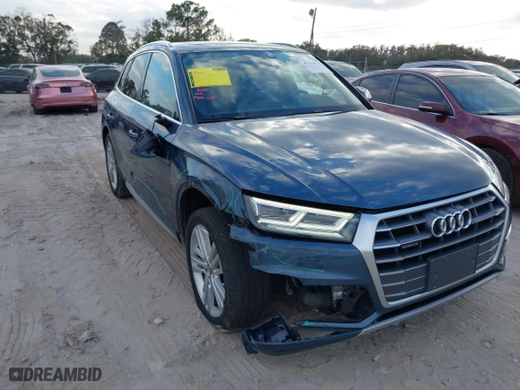 2018 Audi Q5 Premium Plus with VIN WA1BNAFY1J2011912, listed as a IAAI auction lot 41234915 with 86,471 mi miles. Bid and sale history available at carsss.com. Image 6.