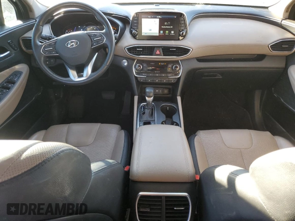 2020 Hyundai Santa Fe Limited with VIN 5NMS5CAA3LH289186, listed as a Copart auction lot 79930204 with 34,403 mi miles and Salvage Title. Bid and sale history available at carsss.com. Image 8.