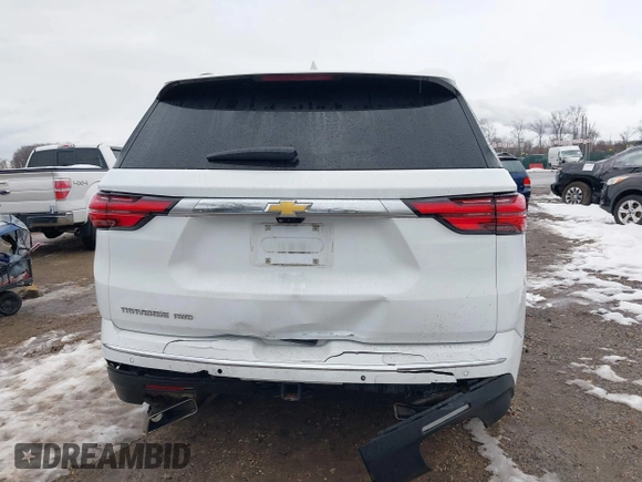 2022 Chevrolet Traverse High Country with VIN 1GNEVNKW3NJ120485, listed as a IAAI auction lot 41359102 with 82,749 mi miles and . Bid and sale history available at DreamBid. Image 16.