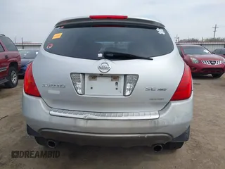 2007 Nissan Murano SL with VIN JN8AZ08W47W650593, listed as a IAAI auction lot 41778280 with 171,586 mi miles and . Bid and sale history available at DreamBid. Image 17.
