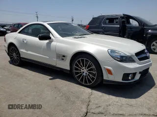 2009 Mercedes-Benz SL 55/63 AMG with VIN WDBSK70F09F156421, listed as a Copart auction lot 62588675 with 34,846 mi miles and Clean title. Bid and sale history available at DreamBid. Image 4.
