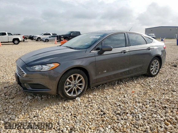 2017 Ford Fusion Hybrid SE with VIN 3FA6P0LU7HR318039, listed as a Copart auction lot 63575325 with 106,355 mi miles and Salvage title. Bid and sale history available at DreamBid. Image 1.