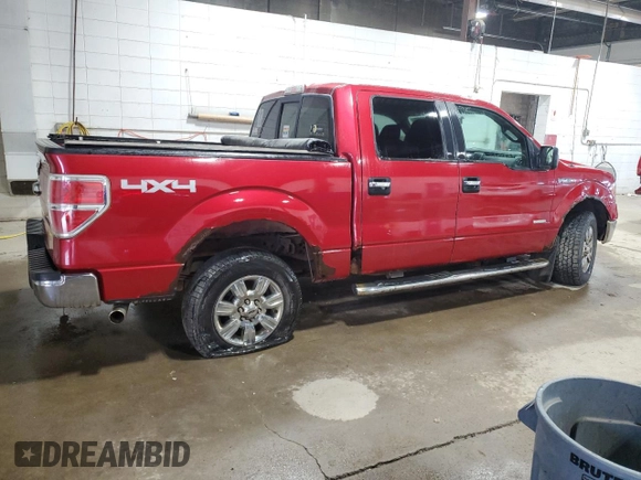2012 Ford F-150 XL with VIN 1FTFW1ETXCFA43859, listed as a Copart auction lot 53004865 with 244,489 mi miles and Clean Title. Bid and sale history available at carsss.com. Image 3.