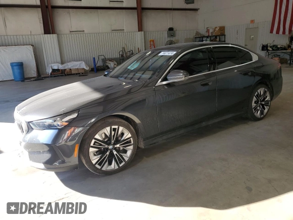 2024 BMW 5 Series 530i with VIN WBA43FJ00RCR87900, listed as a Copart auction lot 74471474 with 2,422 mi miles and Salvage Title. Bid and sale history available at carsss.com. Image 1.