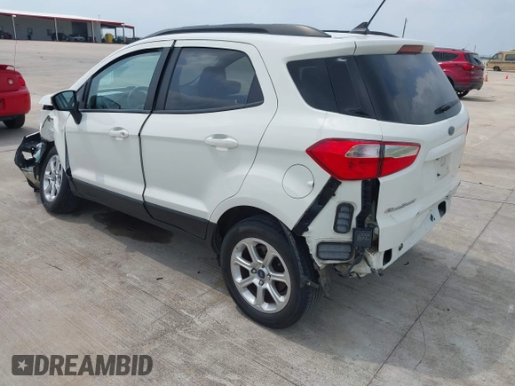 2018 Ford EcoSport SE z VIN MAJ3P1TE3JC238906, wystawiony jako IAAI lot #42312847 z przebiegiem 94 049 mil mil oraz . Historia ofert i sprzedaży dostępna na DreamBid. Obrazek 3.