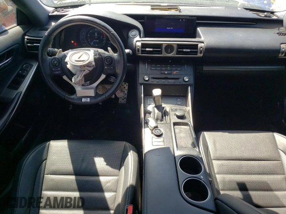 2016 Lexus IS 200t with VIN JTHBA1D22G5013724, listed as a Copart auction lot 52256665 with 104,892 mi miles and Salvage title. Bid and sale history available at DreamBid. Image 8.