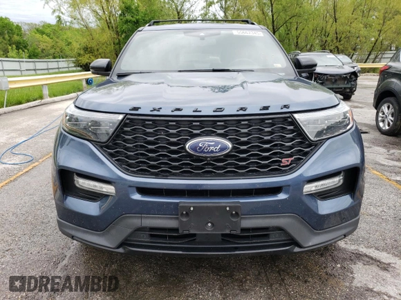 2020 Ford Explorer ST with VIN 1FM5K8GCXLGA07009, listed as a Copart auction lot 55667345 with 85,069 mi miles and Clean Title. Bid and sale history available at carsss.com. Image 5.