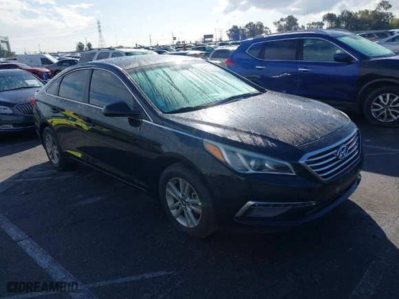 2015 Hyundai Sonata 2.4L SE with VIN 5NPE24AF9FH231906, listed as a IAAI auction lot 41403939 with 1 mi miles. Bid and sale history available at carsss.com. Image 1.