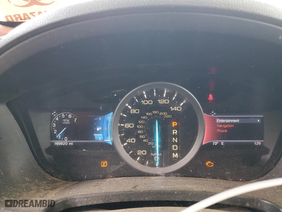 2014 Ford Explorer XLT with VIN 1FM5K8D85EGA08202, listed as a Copart auction lot 49107185 with 169,820 mi miles and Salvage Title. Bid and sale history available at carsss.com. Image 9.