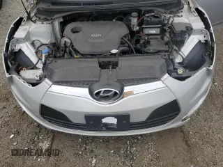 2012 Hyundai Veloster w/Red Int with VIN KMHTC6AD2CU021143, listed as a Copart auction lot 44055345 with Not provided miles and Clean title. Bid and sale history available at DreamBid. Image 11.