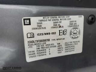 2006 Pontiac Torrent with VIN 2CKDL73F366098788, listed as a Copart auction lot 51810125 with 249,049 mi miles and Clean Title. Bid and sale history available at carsss.com. Image 13.