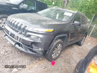 2015 Jeep Cherokee Limited with VIN 1C4PJMDS9FW635481, listed as a IAAI auction lot 42118784 with 154,776 mi miles. Bid and sale history available at carsss.com. Image 16.