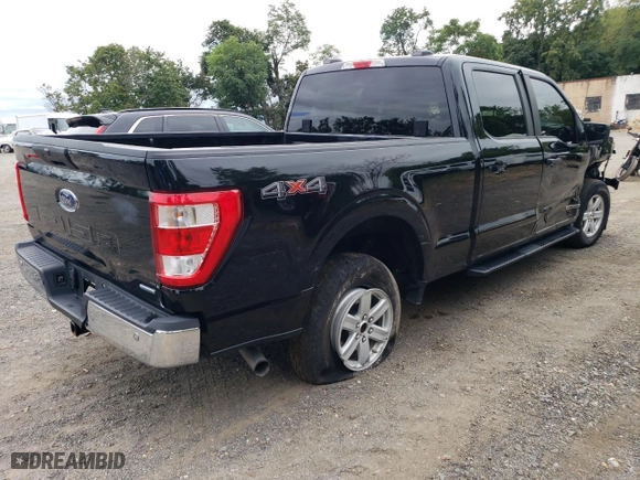 2021 Ford F-150 XL with VIN 1FTFW1ED0MFB39526, listed as a Copart auction lot 47101325 with 65,581 mi miles and Salvage Title. Bid and sale history available at carsss.com. Image 3.