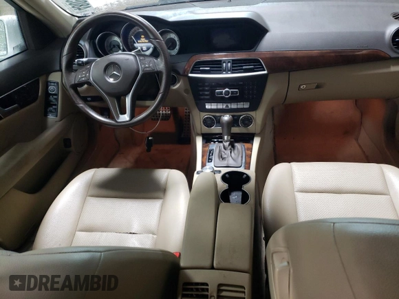 2014 Mercedes-Benz C 300 Sport with VIN WDDGF8AB1EA946000, listed as a Copart auction lot 48055805 with 81,071 mi miles and Salvage Title. Bid and sale history available at DreamBid. Image 8.