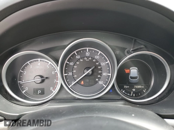 2018 Mazda CX-5 Grand Touring with VIN JM3KFBDM9J0468463, listed as a Copart auction lot 54524805 with 73,389 mi miles and Salvage Title. Bid and sale history available at DreamBid. Image 9.