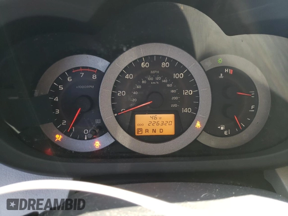 2010 Toyota RAV4 with VIN JTMBF4DV9A5031417, listed as a Copart auction lot 52599025 with 226,320 mi miles and Salvage Title. Bid and sale history available at carsss.com. Image 9.