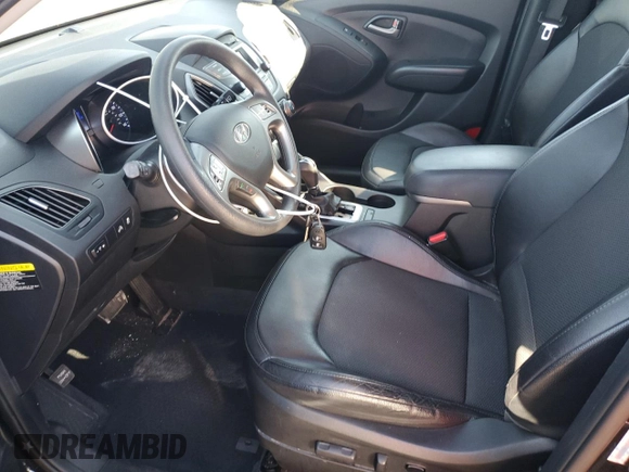 2015 Hyundai Tucson GLS with VIN KM8JT3AF9FU002360, listed as a Copart auction lot 45791245 with 44,485 mi miles and Salvage Title. Bid and sale history available at DreamBid. Image 7.