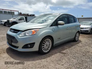 2014 Ford C-Max Energi SEL with VIN 1FADP5CU8EL521374, listed as a Copart auction lot 57348394 with 102,583 mi miles and Clean Title. Bid and sale history available at carsss.com. Image 1.