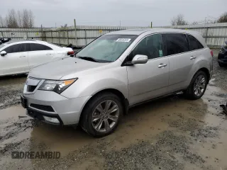 2012 Acura MDX Advance with VIN 2HNYD2H80CH501025, listed as a Copart auction lot 46645325 with 96,777 mi miles and Salvage Title. Bid and sale history available at DreamBid. Image 1.