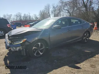 2021 Honda Insight EX with VIN 19XZE4F52ME011002, listed as a Copart auction lot 51849355 with 104,298 mi miles and Salvage Title. Bid and sale history available at carsss.com. Image 1.