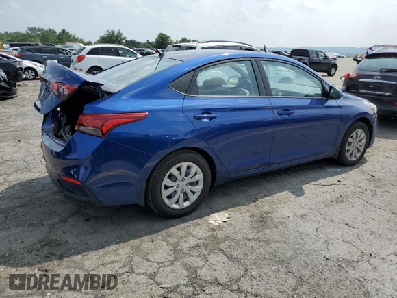 2020 Hyundai Accent SE with VIN 3KPC24A63LE109131, listed as a Copart auction lot 60402133 with 54,164 mi miles. Bid and sale history available at carsss.com. Image 3.
