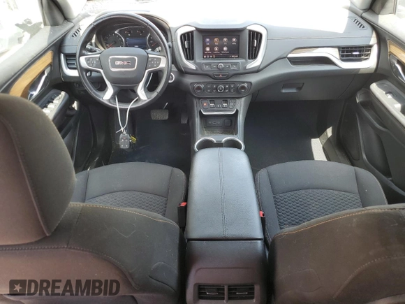 2021 GMC Terrain SLE with VIN 3GKALMEV0ML357375, listed as a Copart auction lot 68809014 with 73,186 mi miles and Salvage title. Bid and sale history available at DreamBid. Image 8.